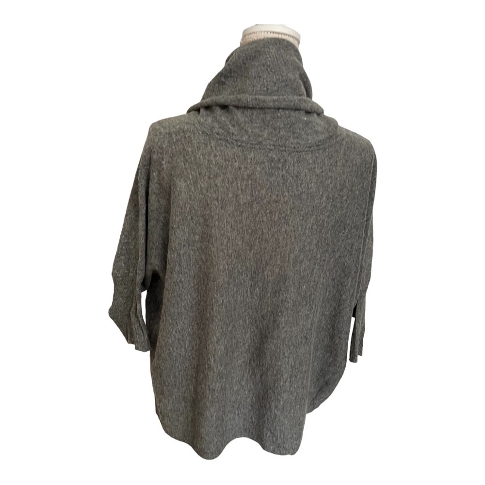Eastside Westside oversized cowl neck gray sweater XS - Picture 6 of 11